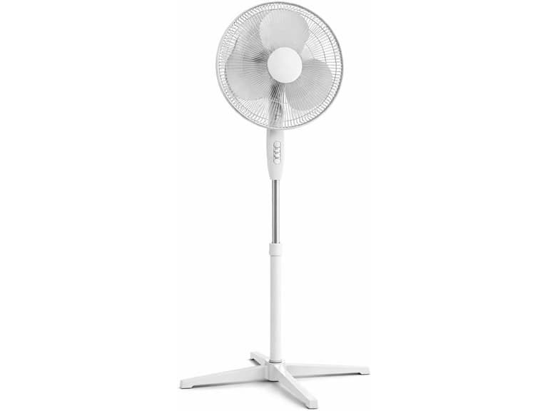J&V Textiles 16" Oscillating Fan with Remote - Image 1
