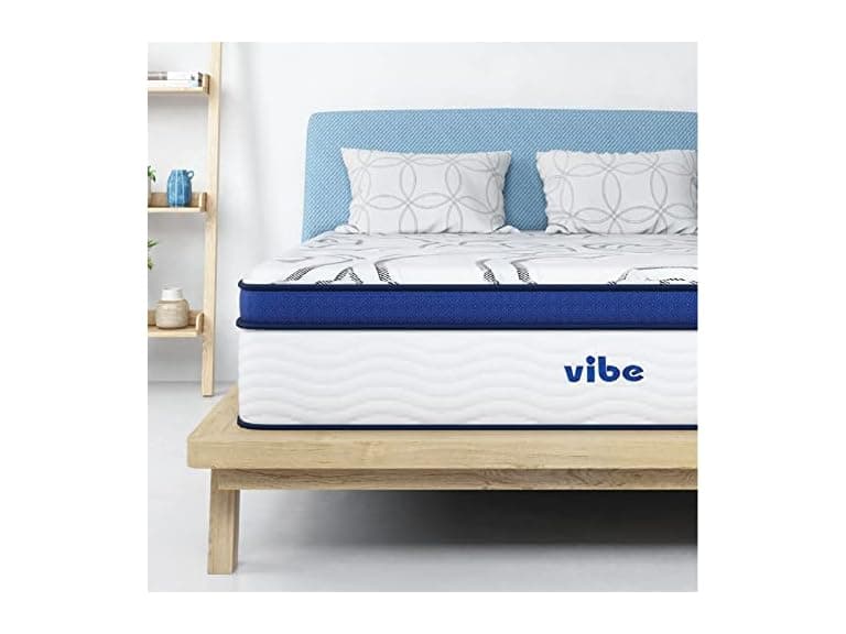 Vibe 12in Quilted Hybrid Mattress CK - Image 1