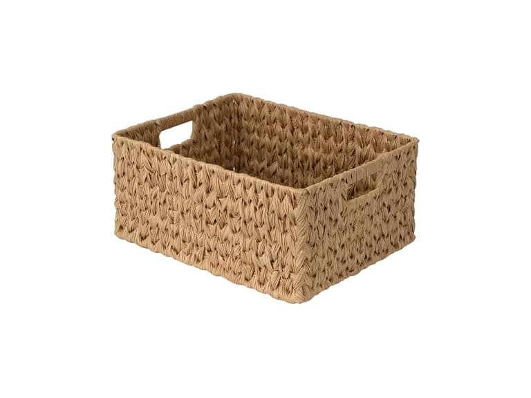 JS HANGER Large Woven Rattan Storage Basket  - Image 1