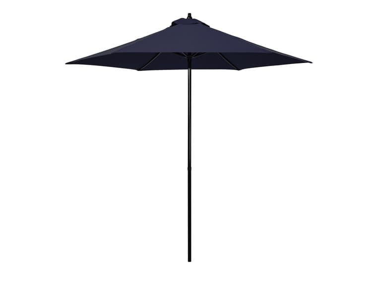 7' Rd. Steel Market Patio Umbrella, Push Lift - Image 1