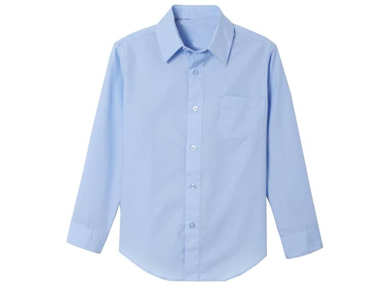Children & Boys L/S Uniform Dress Shirt - Image 1