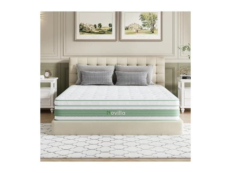 Novilla 14 Inch Motion Isolation Hybrid Mattress - Image 1