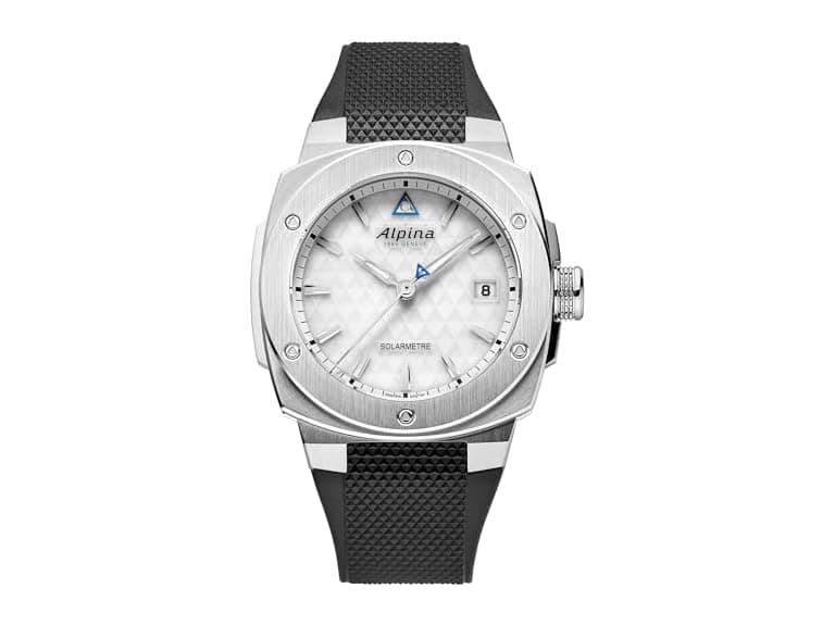 Alpina  Solarmeter, 37.5mm Silver- White Dial (Open Box) - Image 1