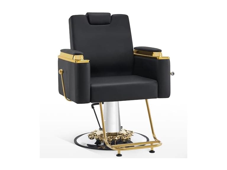 BarberPub Luxurious Barber Chair with - Image 1