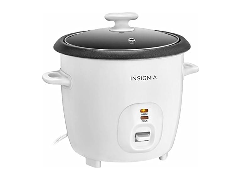 Insignia - 2.6-Quart Rice Cooker - White  - Image 1