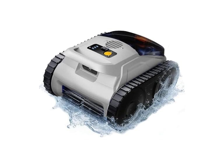 Cordless Robotic Pool Vacuum with Smarter Navigation & Track Drive, Dual 180W Brushless Motors, Wall & Waterline Climbing, 150-Min Runtime, for Inground & Above-Ground Pools up to 2,150 Sq. Ft. (Open Box) - Image 1