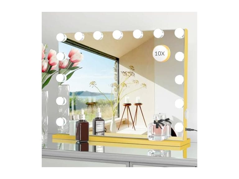 LilyHome Vanity Mirror w/Lights 22.8x18.1 - Image 1