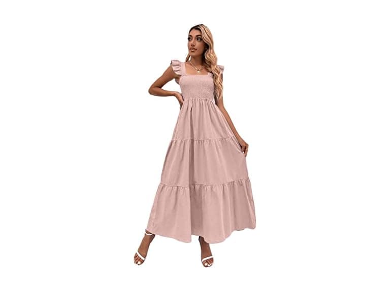 MakeMeChic Women (L) Summer Dresses Sundresses - Image 1