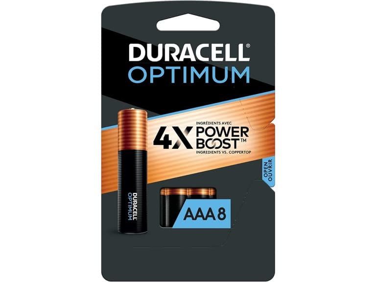 (8 PACK) Duracell Optimum AAA Batteries with Power Boost - Image 1