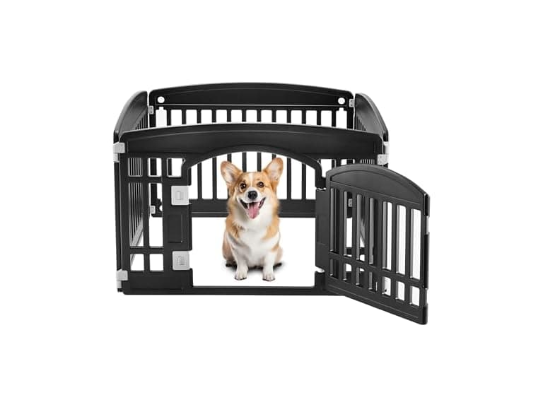 Simple Deluxe Plastic Pet Playpen - Image 1