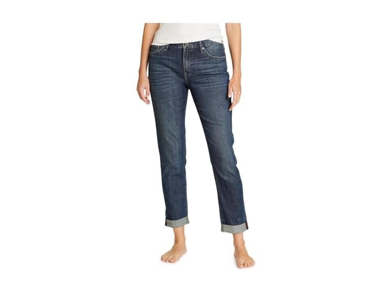 Eddie Bauer Women (10) Boyfriend Weathered Jeans - Image 1