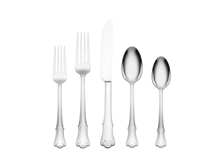 Oneida James Street Mirror 45-Piece Flatware Set, Service For 8 - Image 1