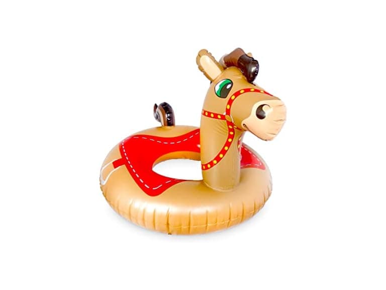 Playtek 36 inch Pool Float, Large Horse Swim Tube - Image 1