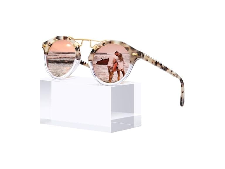 CARFIA Retro Polarized Sunglasses - Image 1