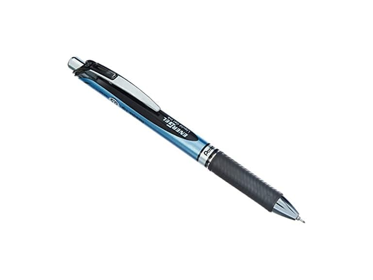Pentel Energel Knock Ballpoint Pen, 0.5mm Black Ink - Image 1