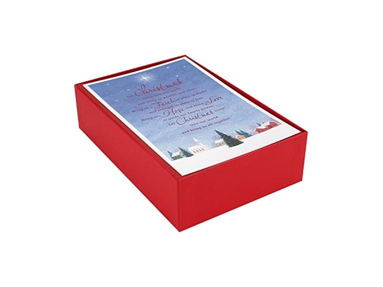 Hallmark Boxed Christmas Cards, Church Blessings - Image 1