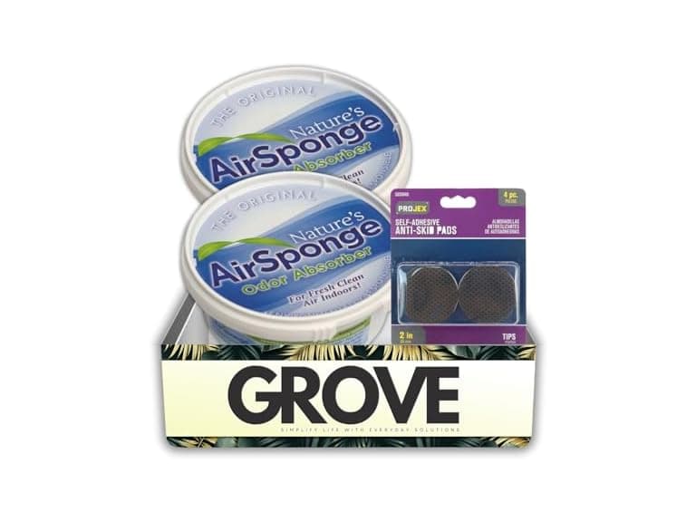 GROVE 2x Bad Air Sponge Air Odor Absorbent Bun - Image 1