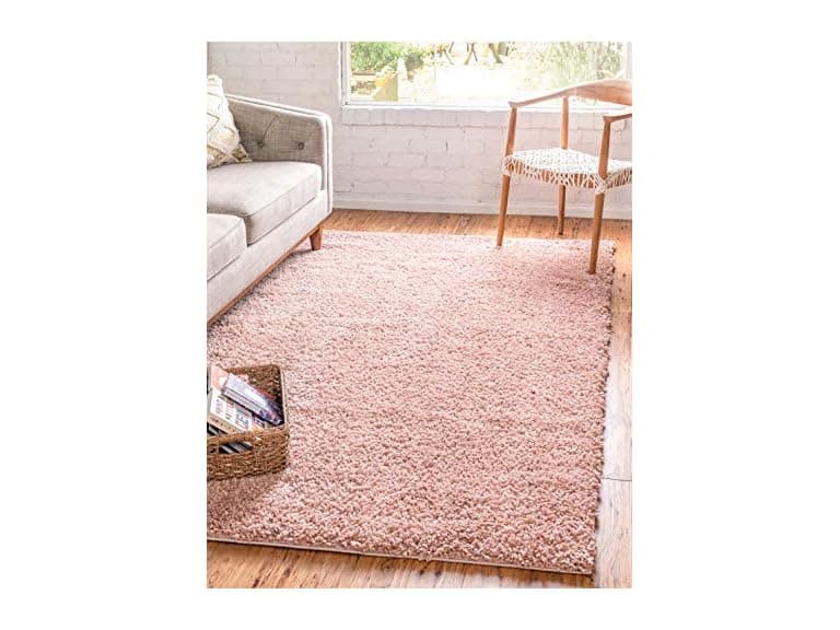 Unique Loom Davos Shag Collection Area Rug, 5' 3" x 8' - Image 1