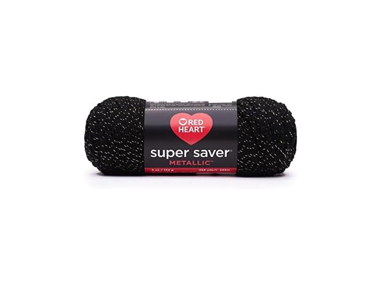C&C Red Heart Super Saver Mtlc 5oz - Image 1