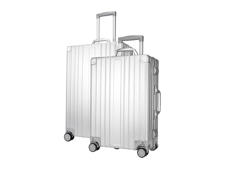 SKYLARK-100 Aluminum Luggage 2PC Set Scratch-Resistant - Image 1