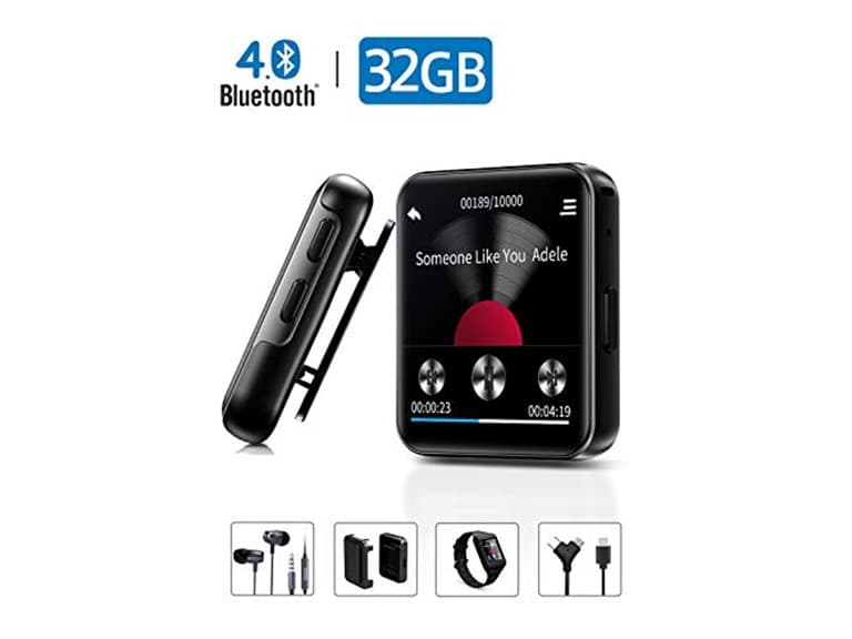 TIMMKOO 32GB Bluetooth MP3 Player (Open Box) - Image 1