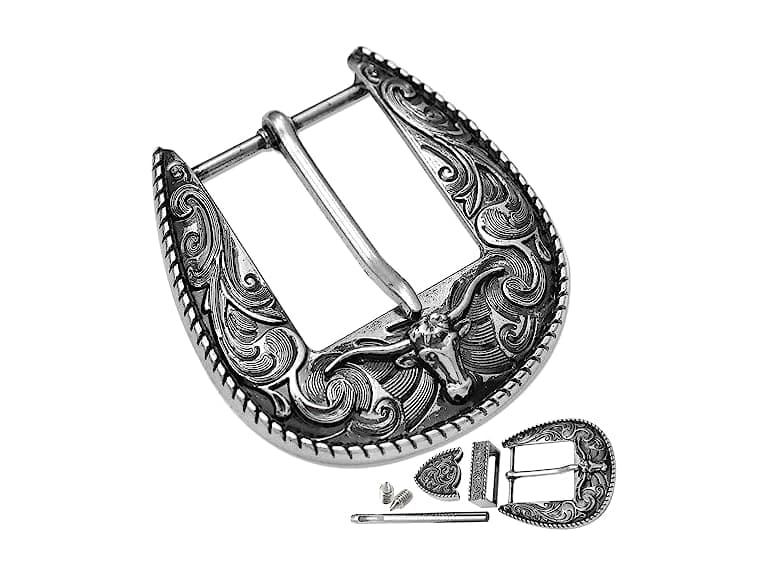 2 Pack Western Replacement Belt Buckles - Image 1