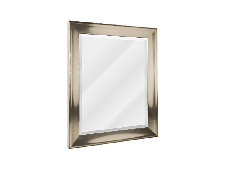 Head West Brushed Nickel Bathroom Mirror - Image 1