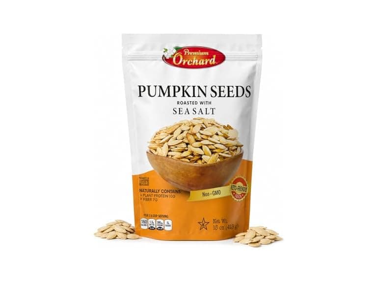 1PK ROASTED PUMPKIN SEEDS to Eat in Shell - Image 1