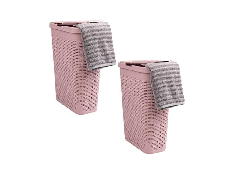 FH Group Mind Reader 40L Slim Laundry Hamper, Clo