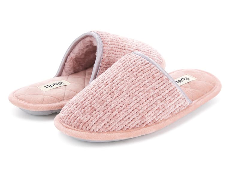 Floopi Womens Victoria Chenille Scuff Slippers - Image 1