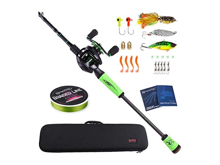 Sougayilang Ultralight Fishing Rod Reel Combos - - Image 1