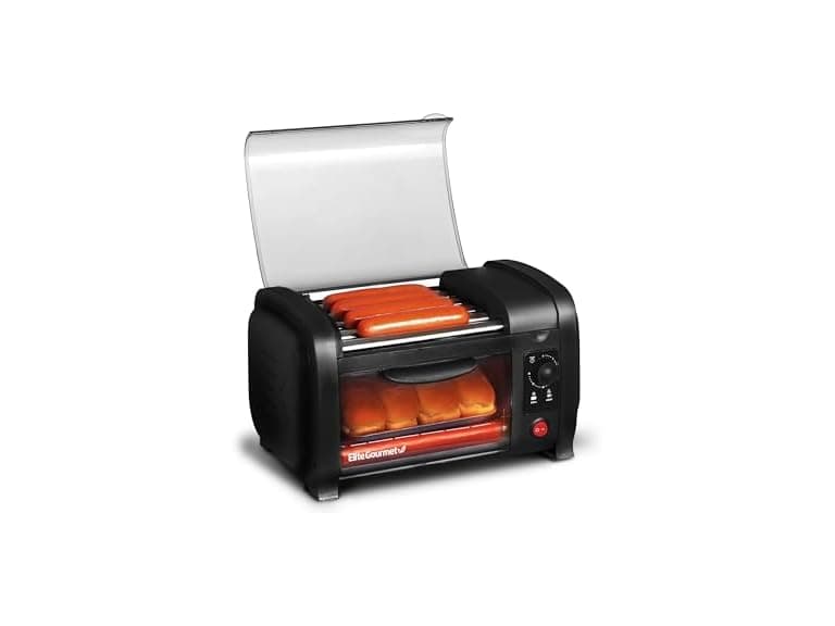 Elite Gourmet Hot Dog Toaster Oven Blk - Image 1