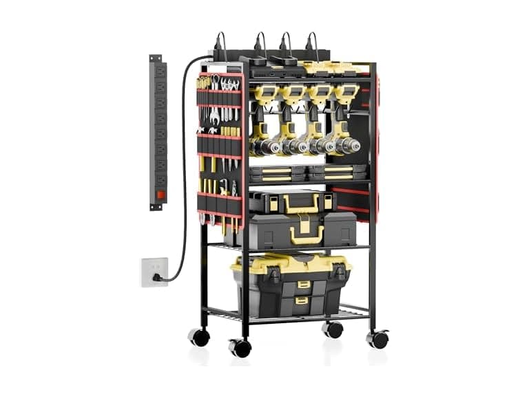 CFMASTER Tool Organizer Cart with Power - Image 1