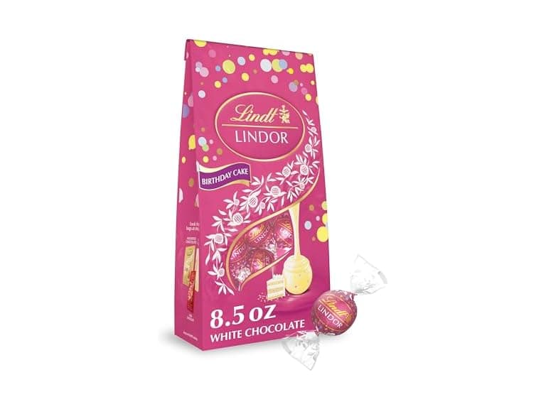 Lindt Lindor Birthday Cake White Truffle - Image 1