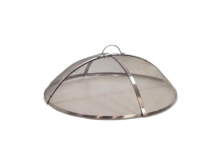 Sunnydaze 24" Round Stainless Steel Spark Screen - Image 1