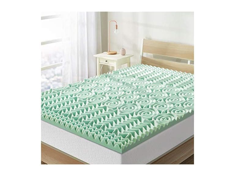 Mellow 5-Zone Aloe Memory Foam Topper Twin XL - Image 1