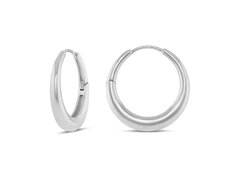 Amazon Essentials Sterling Silver 30mm  Hoop - Image 1