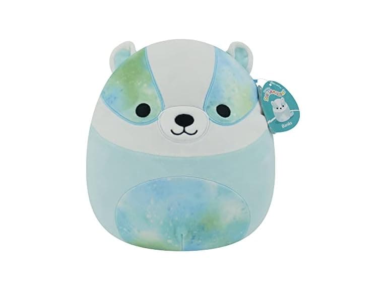Squishmallows 12" Banks Blue Badger - Image 1