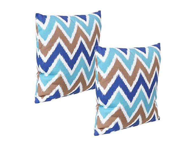 Sunnydaze Décor 2 Square Outdoor Throw Pillow Covers - Image 1