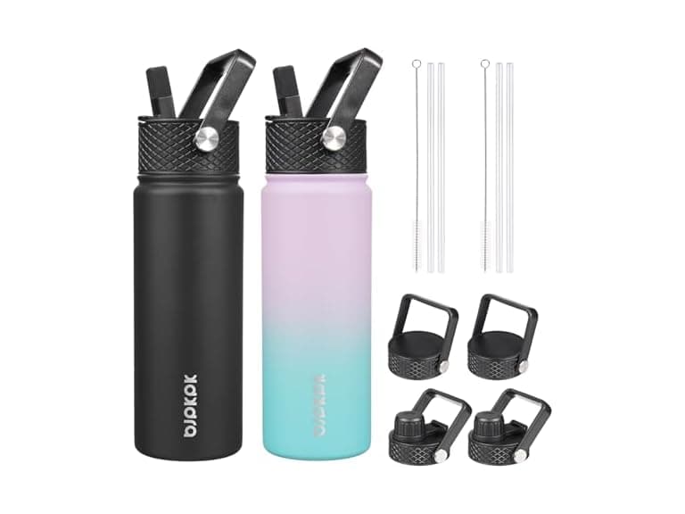BJPKPK 2 Pack Insulated Water Bottle - Image 1