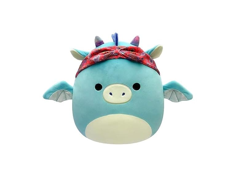 Squishmallows Original 14" Tatiana Teal Dragon - Image 1