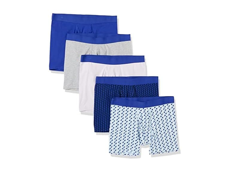 Amazon Essentials Mens Cotton Jersey Boxer Briefs 5Pk - Image 1