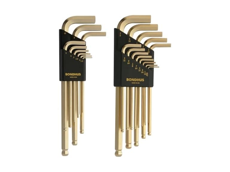 Bondhus 20899 Inch/Metric GoldGuard LWrench 2 Pack - Image 1