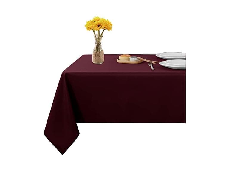Fitable Rect Tablecloth Stain and Wrinkle - Image 1
