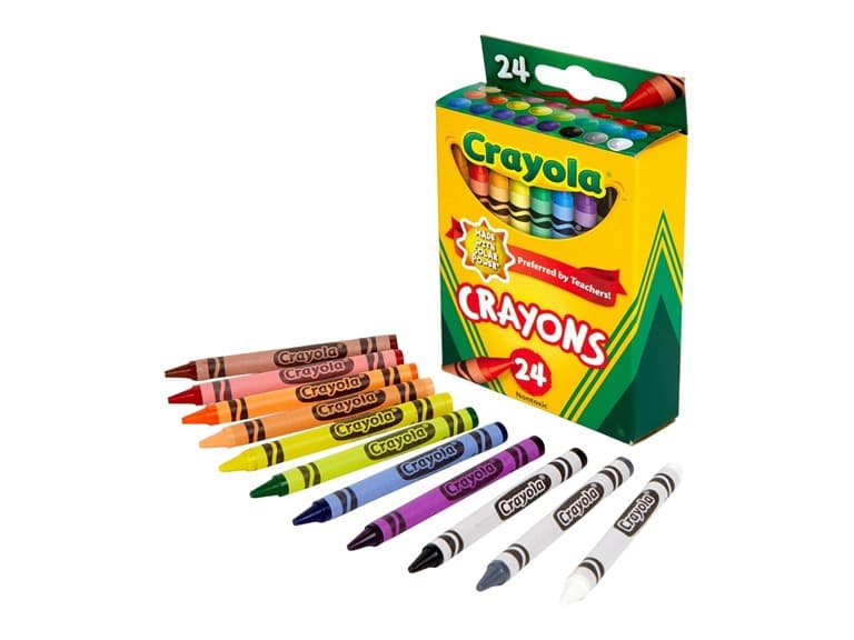 Crayola 24 Count Box of Crayons - Image 1
