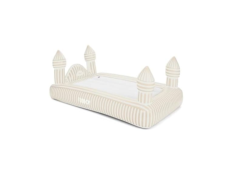 FUNBOY Striped Castle Inflatable Air Bed - Image 1