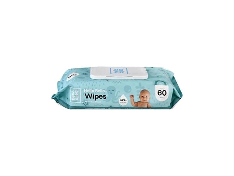 Hello Bello Baby Wipes, 60-Count - Image 1