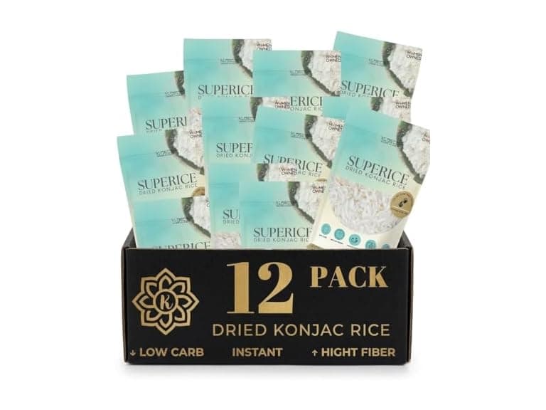 (12pk) Low-carb Keto "Super Rice" Konjac Rice - Image 1