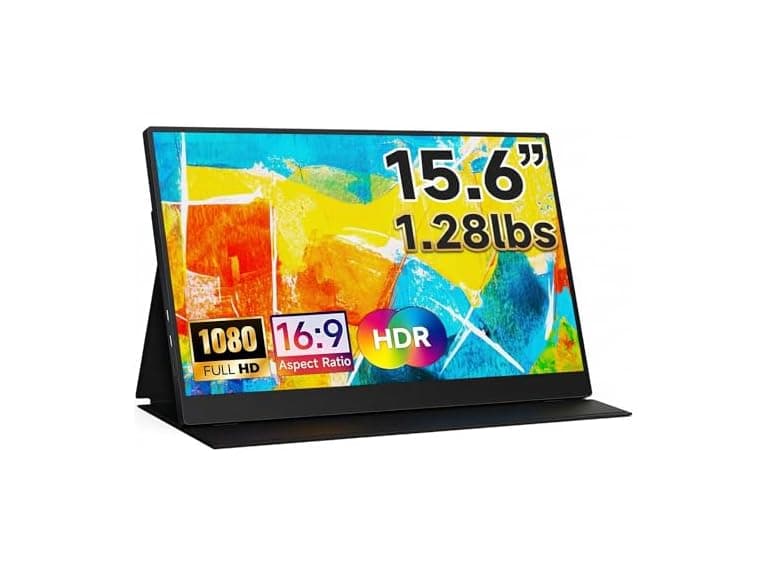 CZGG 15.6in 1080P FHD Portable Monitor - Image 1