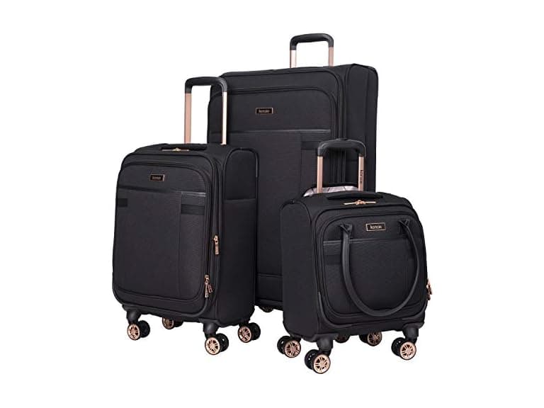 kensie Hudson Softside 3-Piece Spinner Luggage Set - Image 1
